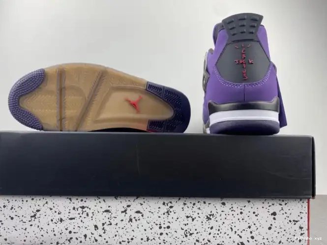 (FRIENDS SCOTT 4 TRAVIS LN4 RETRO JORDAN PURPLE FAMILY) AND 766296 0514